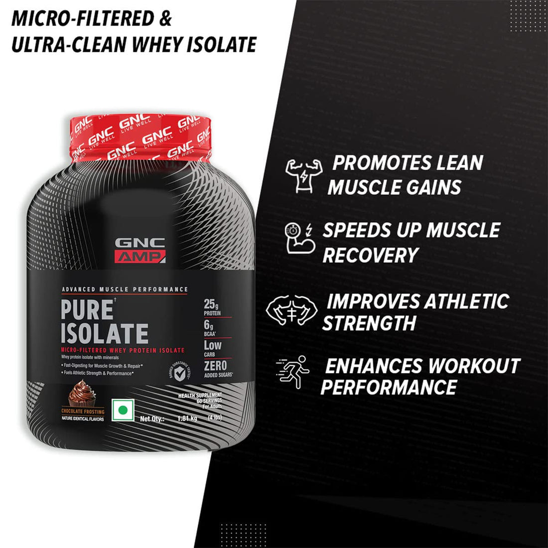 GNC amp pure isolate