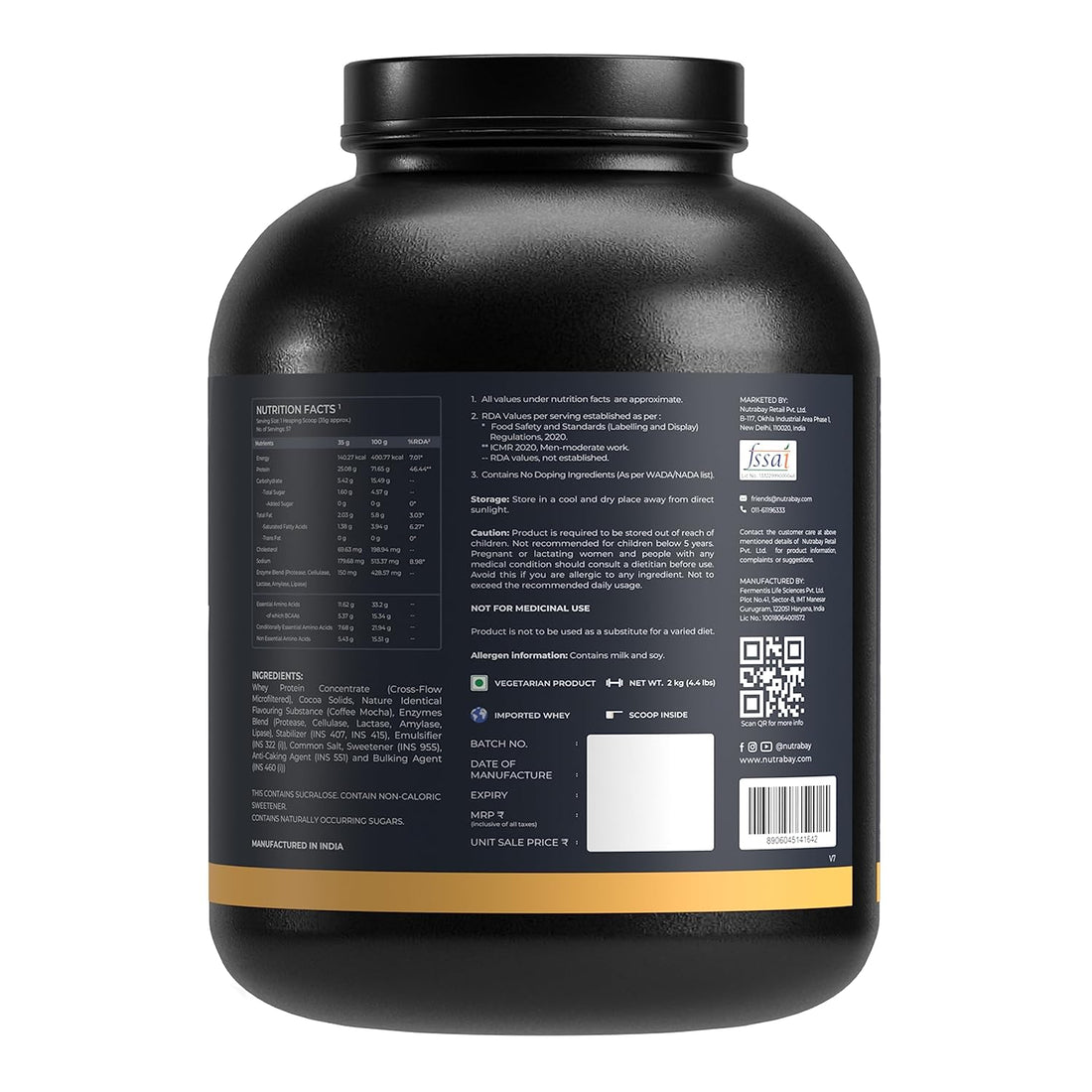 Nutrabay Concentrate Whey Protein