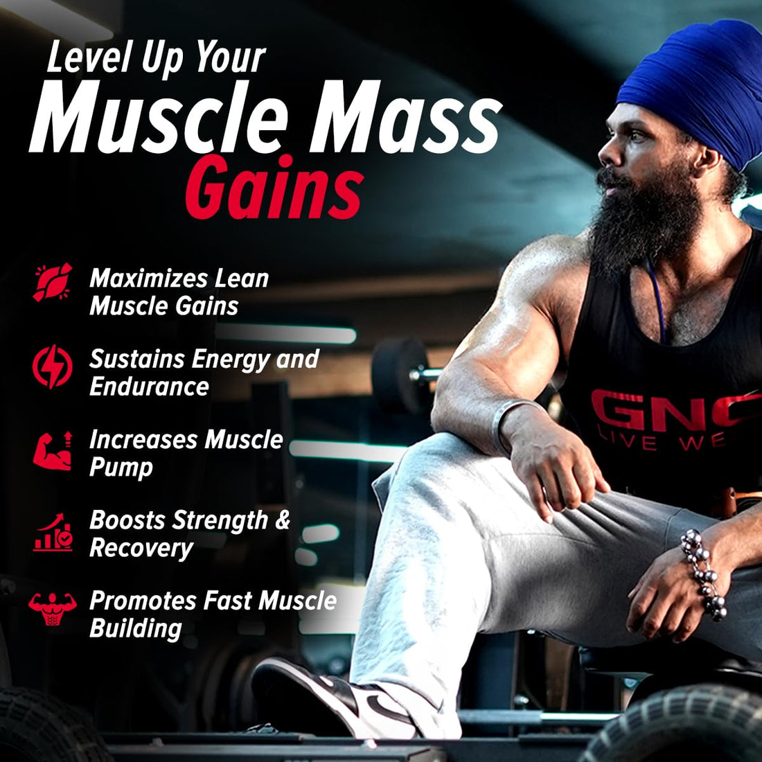 GNC Amp mass gainer