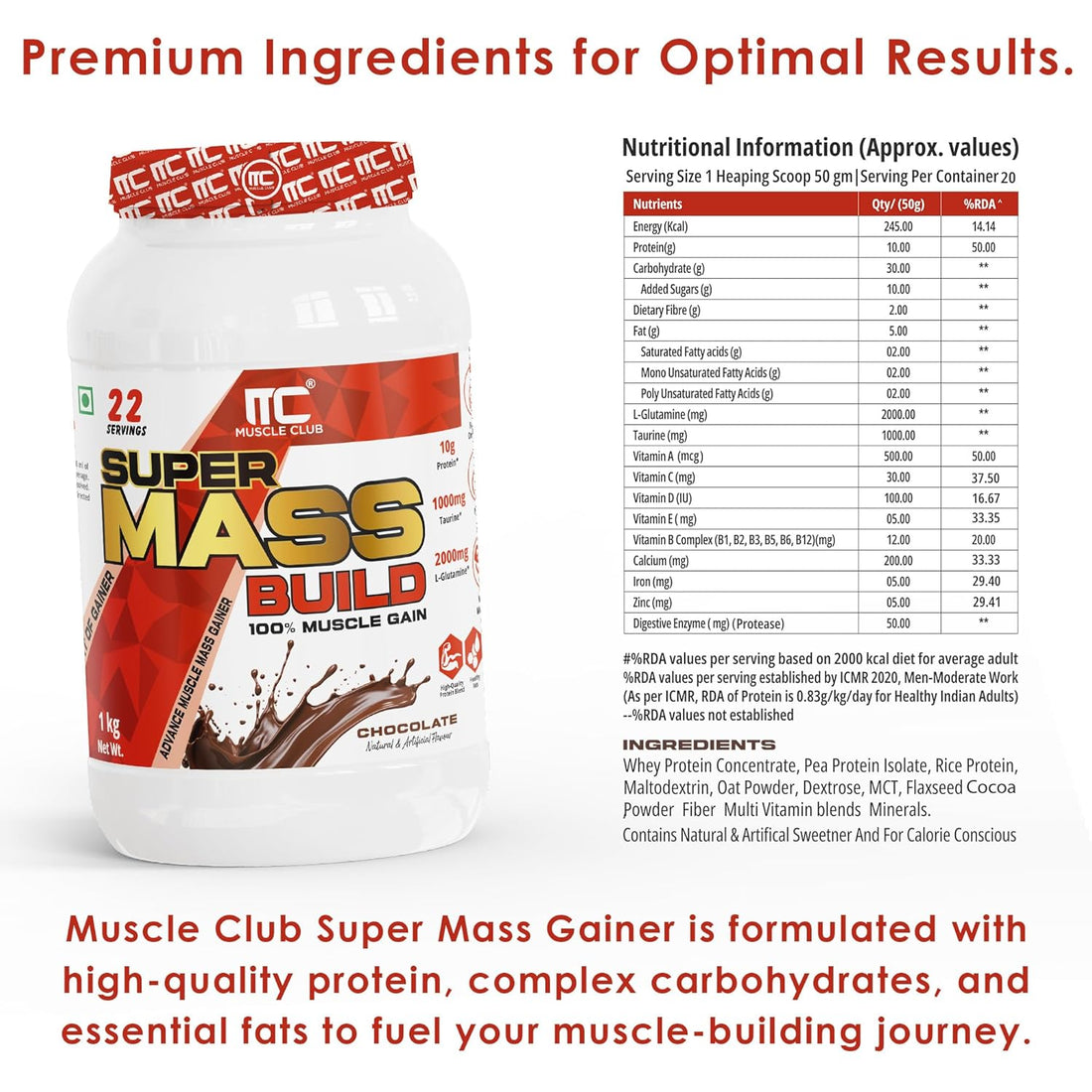 Muscle club Super Mass Gainer