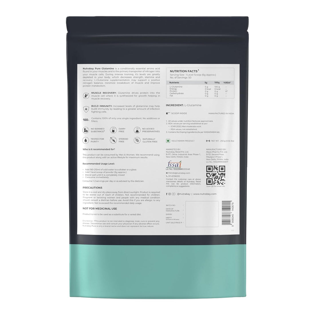 Nutrabay 100% Glutamine
