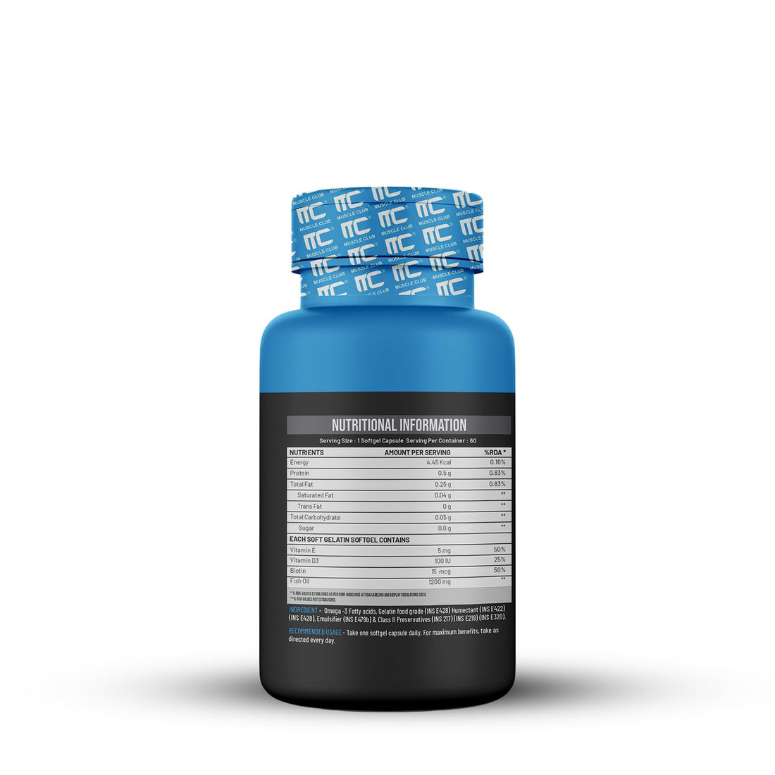 Muscle club Omega 3 Triple Strength
