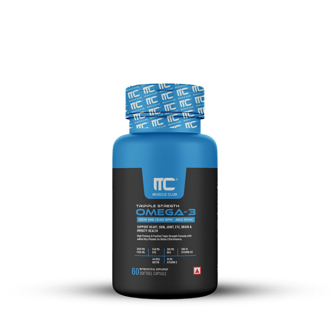 Muscle club Omega 3 Triple Strength