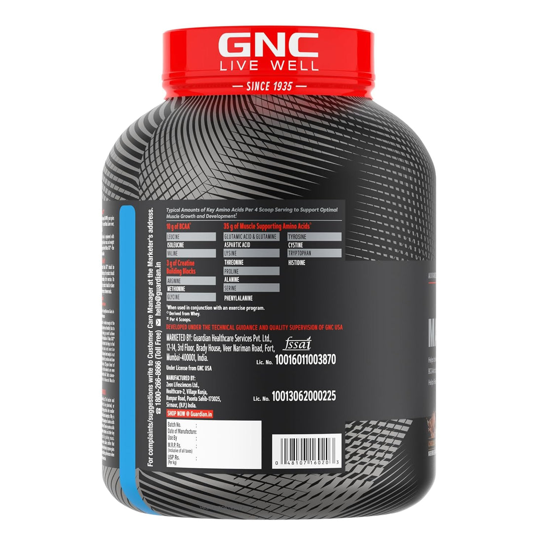 GNC Amp mass gainer