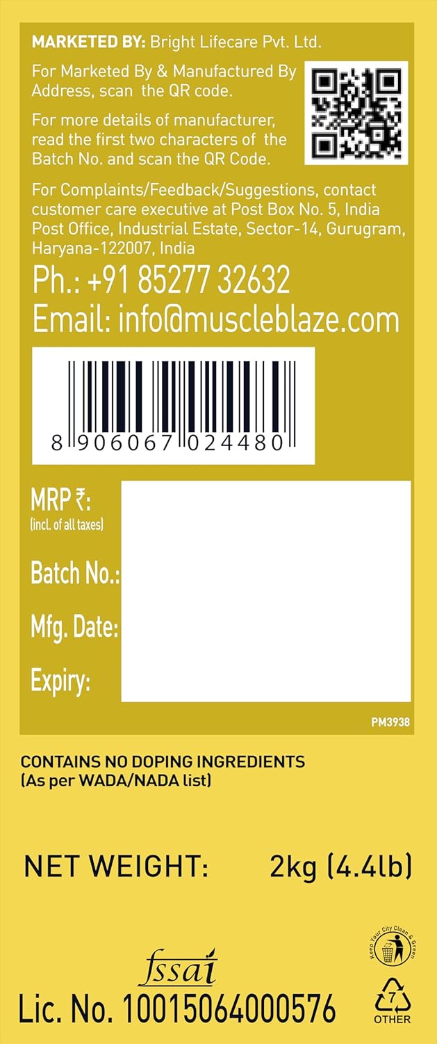 Muscle Blaze Whey Gold
